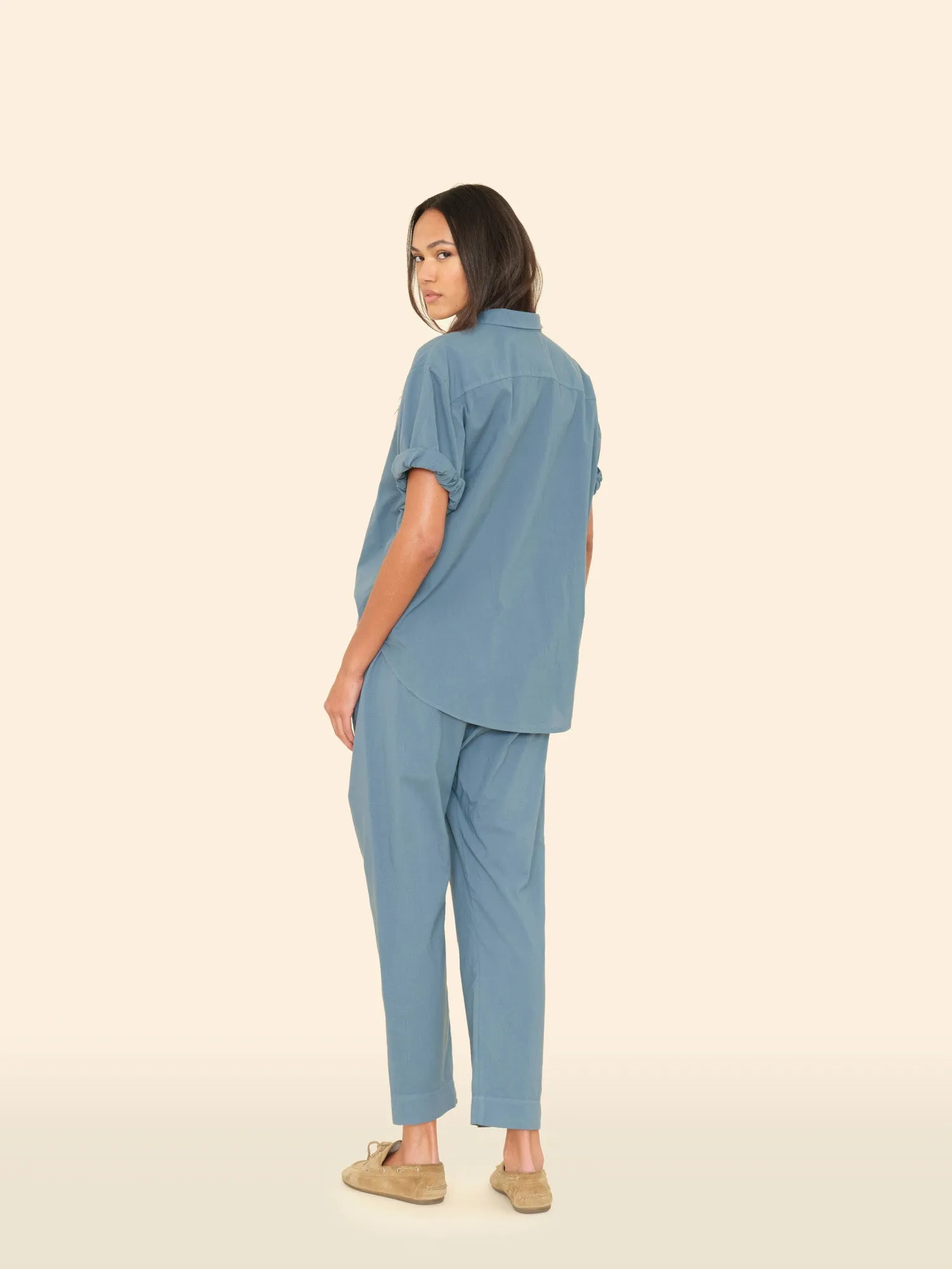 Steely Blue Draper Pant sold by XiRENA product image thumbnail 2
