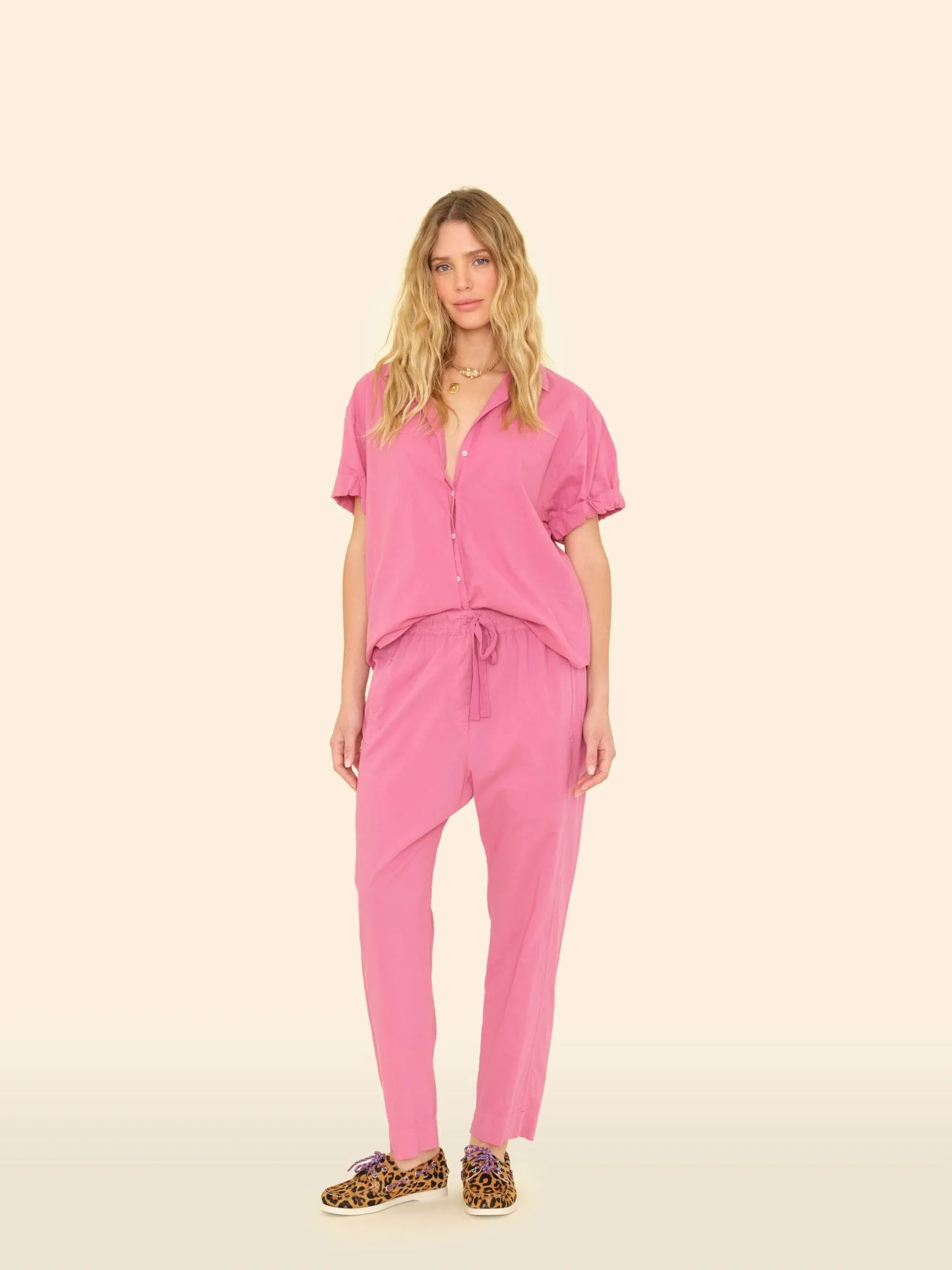 Berry Rose Draper Pant sold by XiRENA