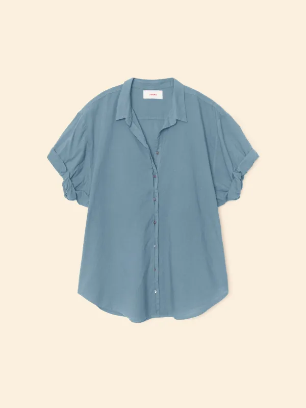 Steely Blue Channing Shirt sold by XiRENA