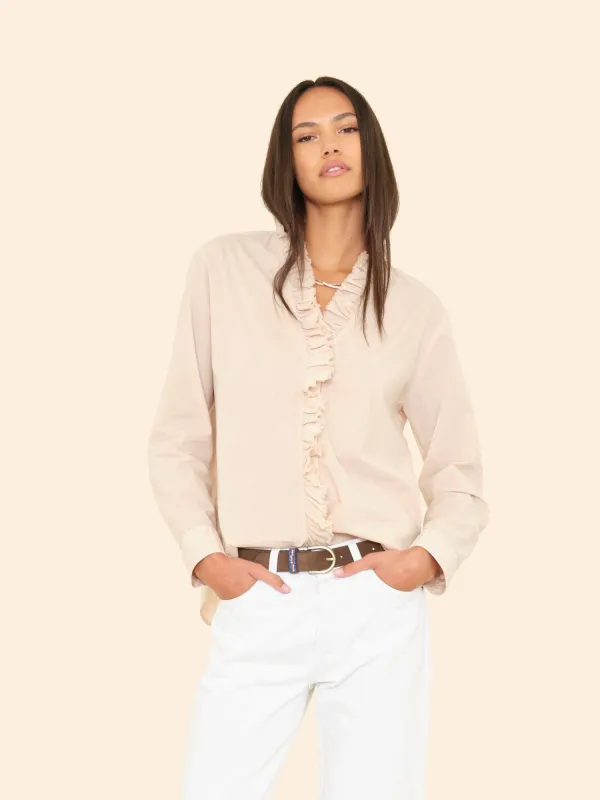 Parchment Kayde Shirt sold by XiRENA