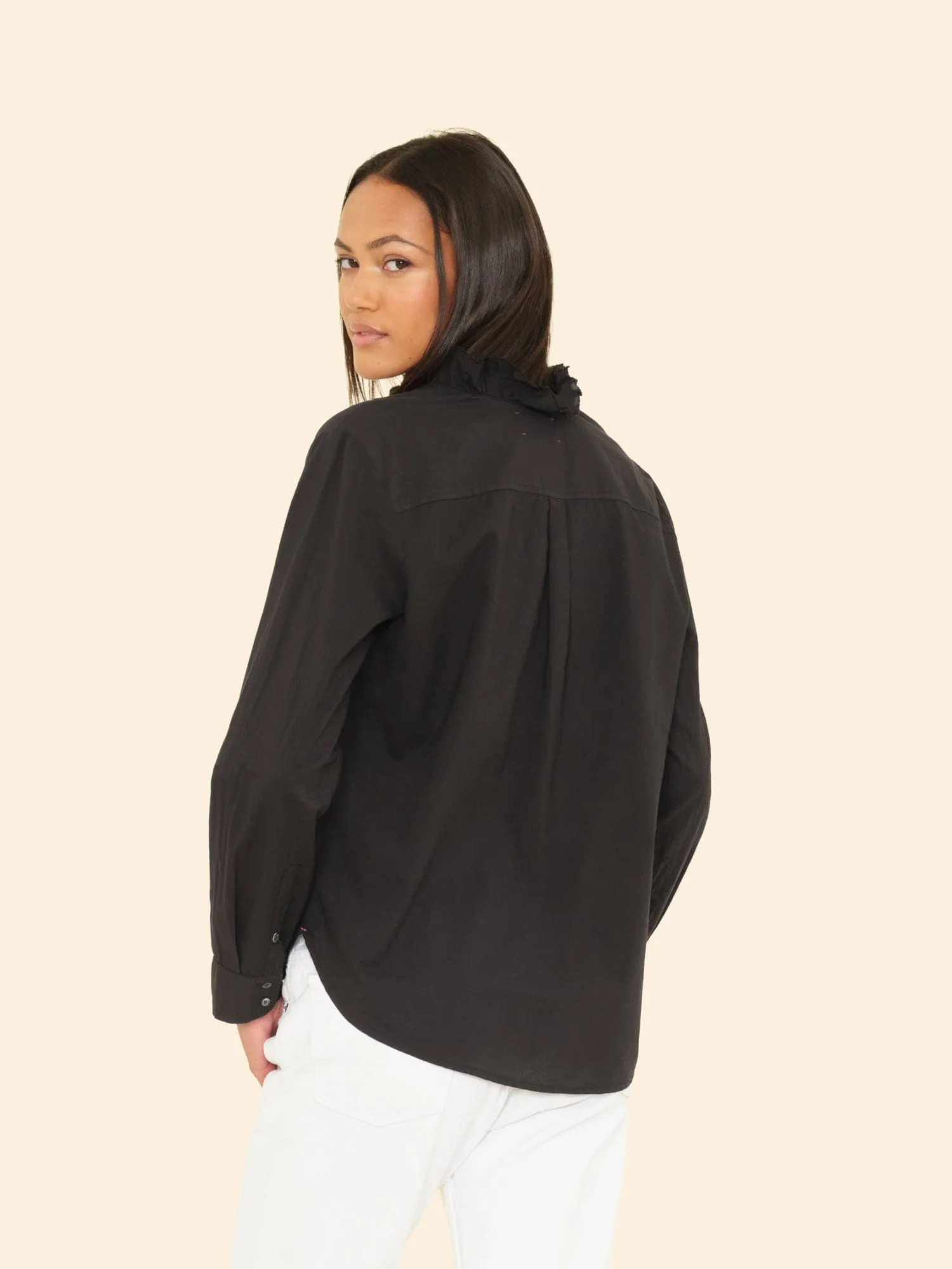 Black Kayde Shirt sold by XiRENA product image thumbnail 3