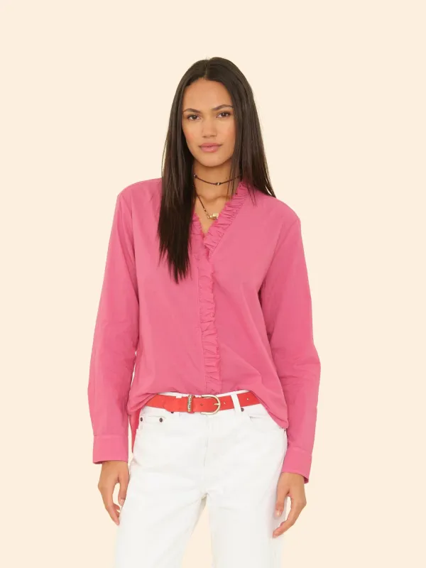 Berry Rose Kayde Shirt sold by XiRENA