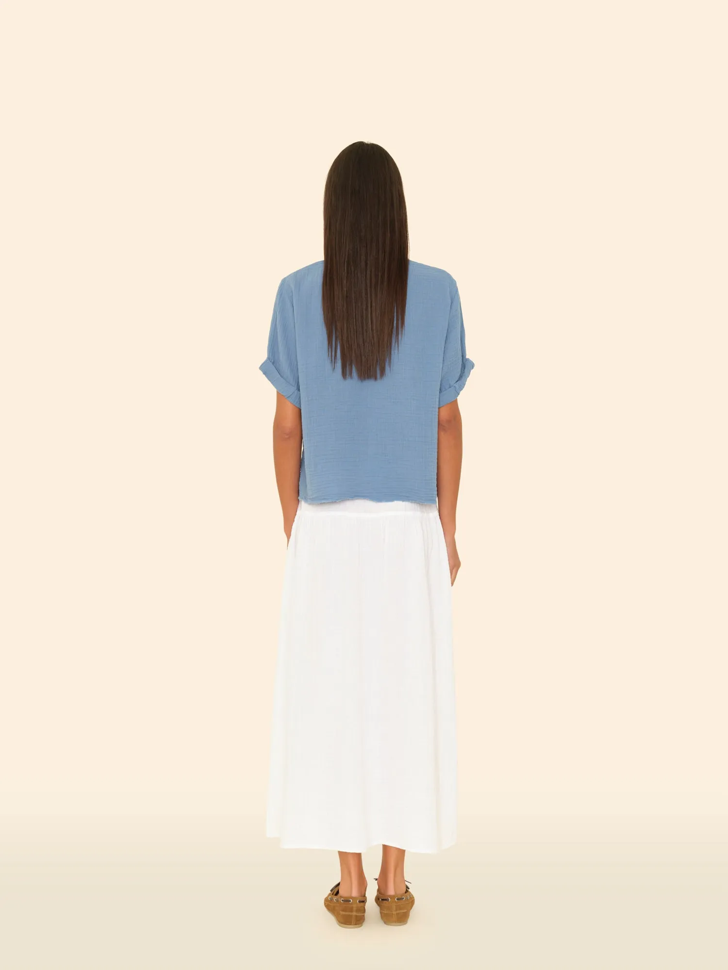 White Irene Skirt sold by XiRENA product image thumbnail 2