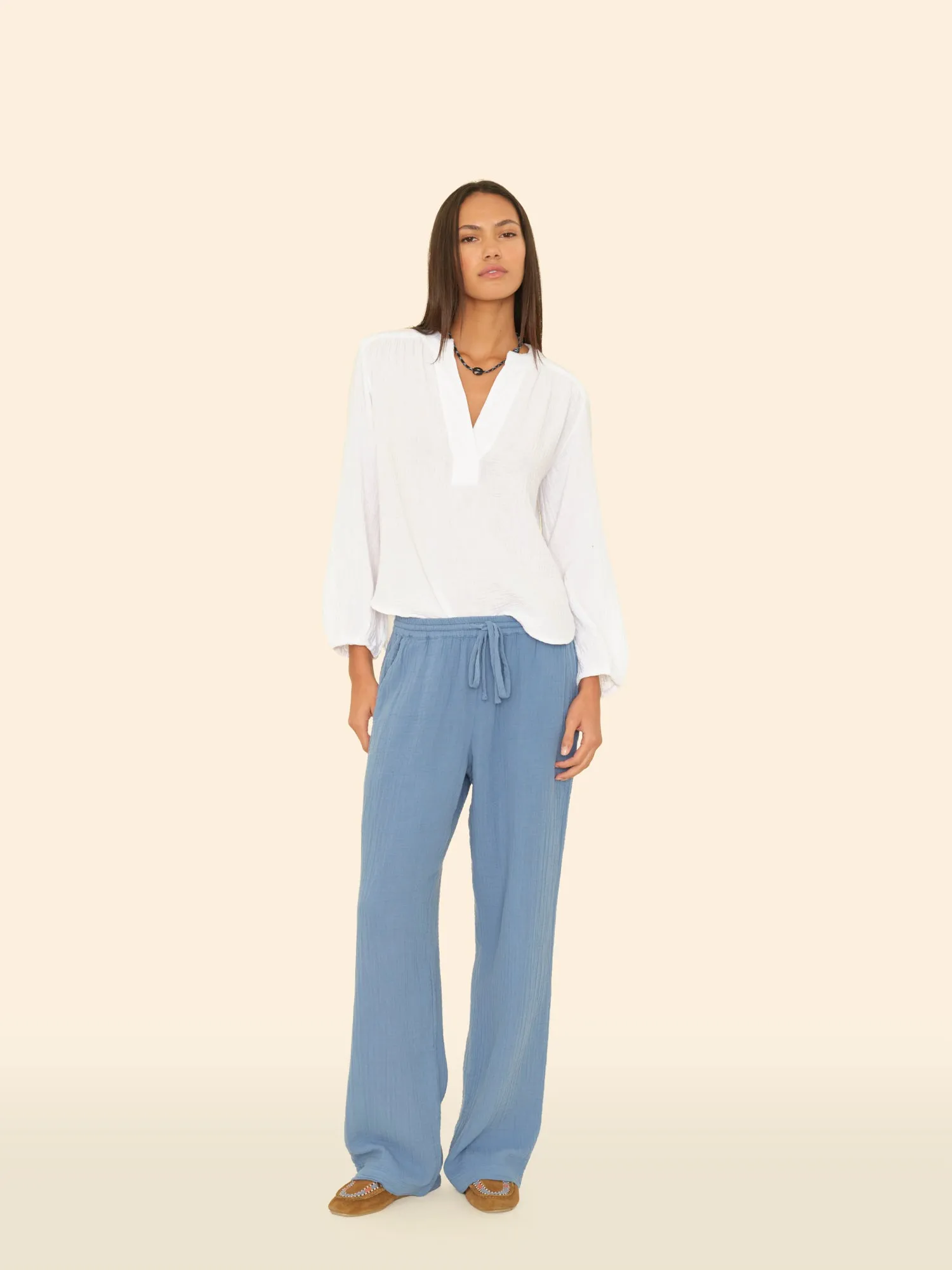 Harbor Blue Devon Pant sold by XiRENA product image thumbnail 3