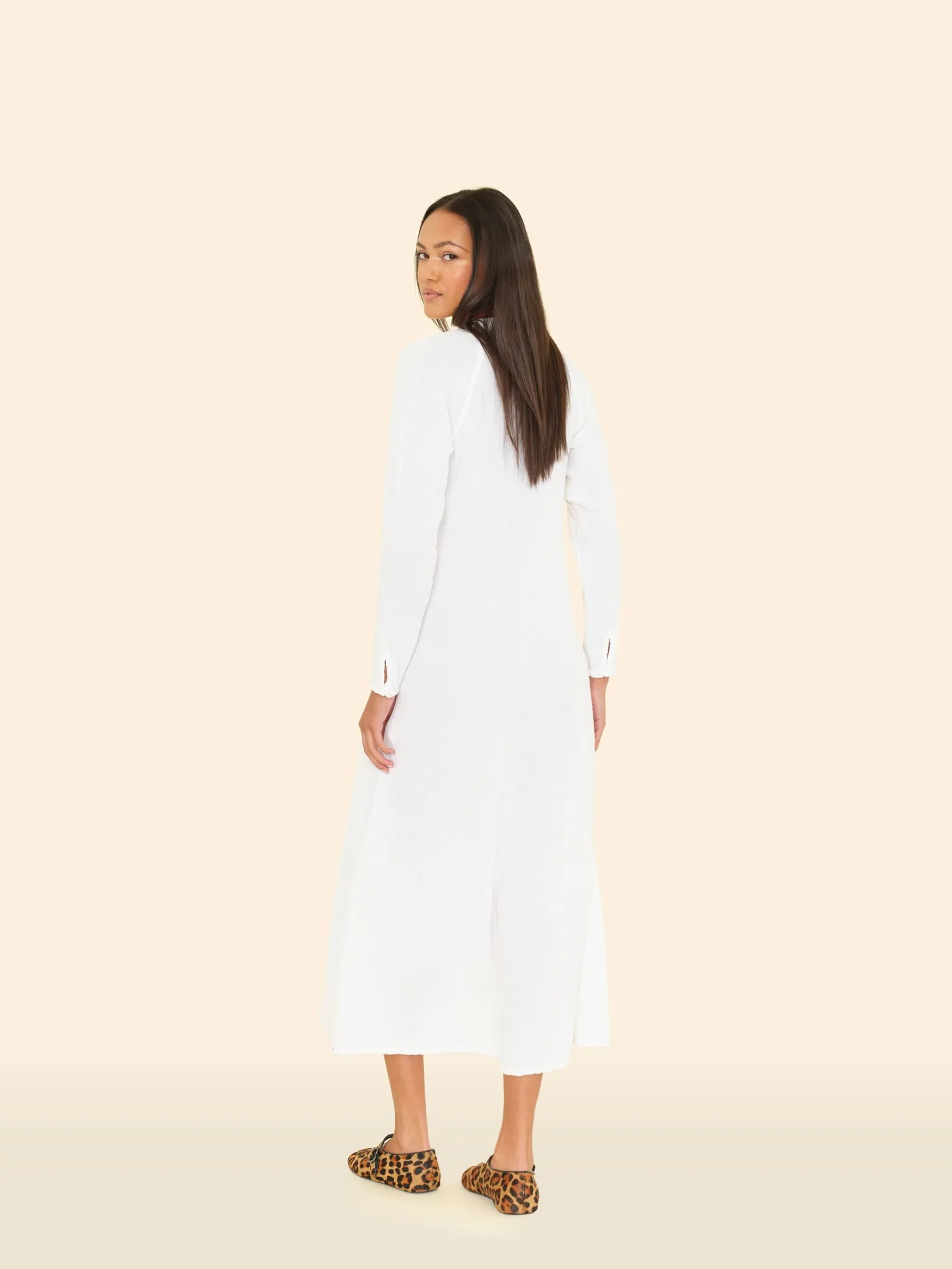 White Tabitha Dress sold by XiRENA product image thumbnail 2