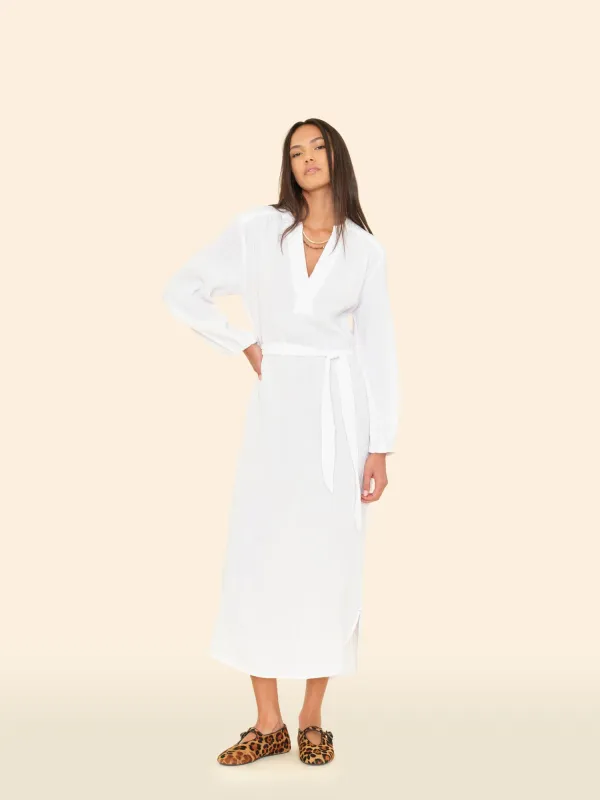 White Josephine Dress sold by XiRENA