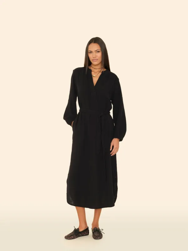 Black Josephine Dress sold by XiRENA