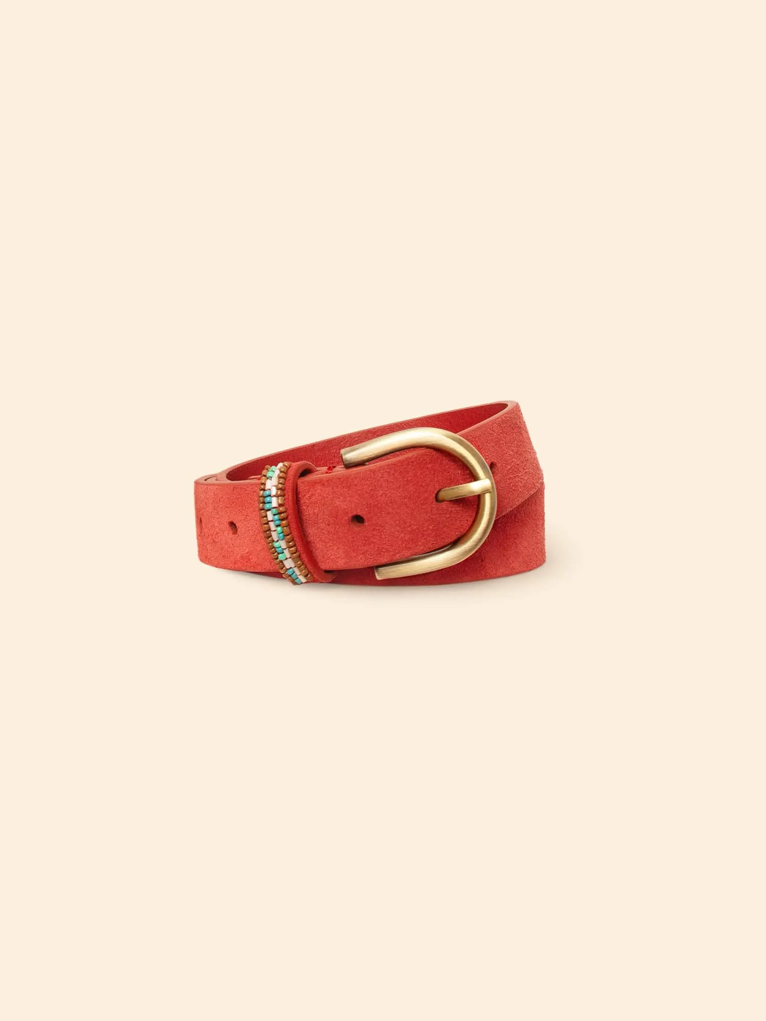 Dusty Red Brix Belt sold by XiRENA