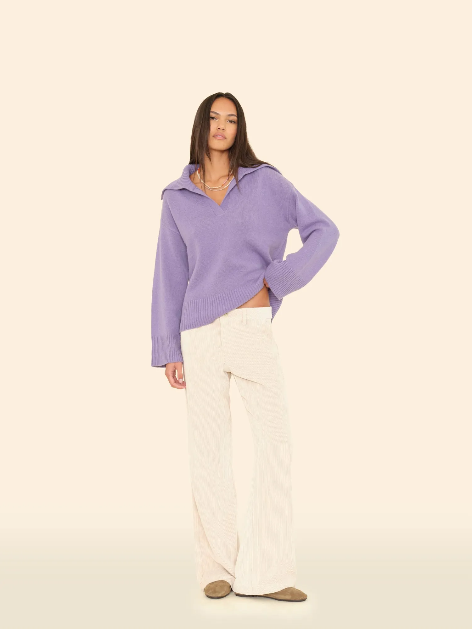 Light Sand Serra Pant sold by XiRENA