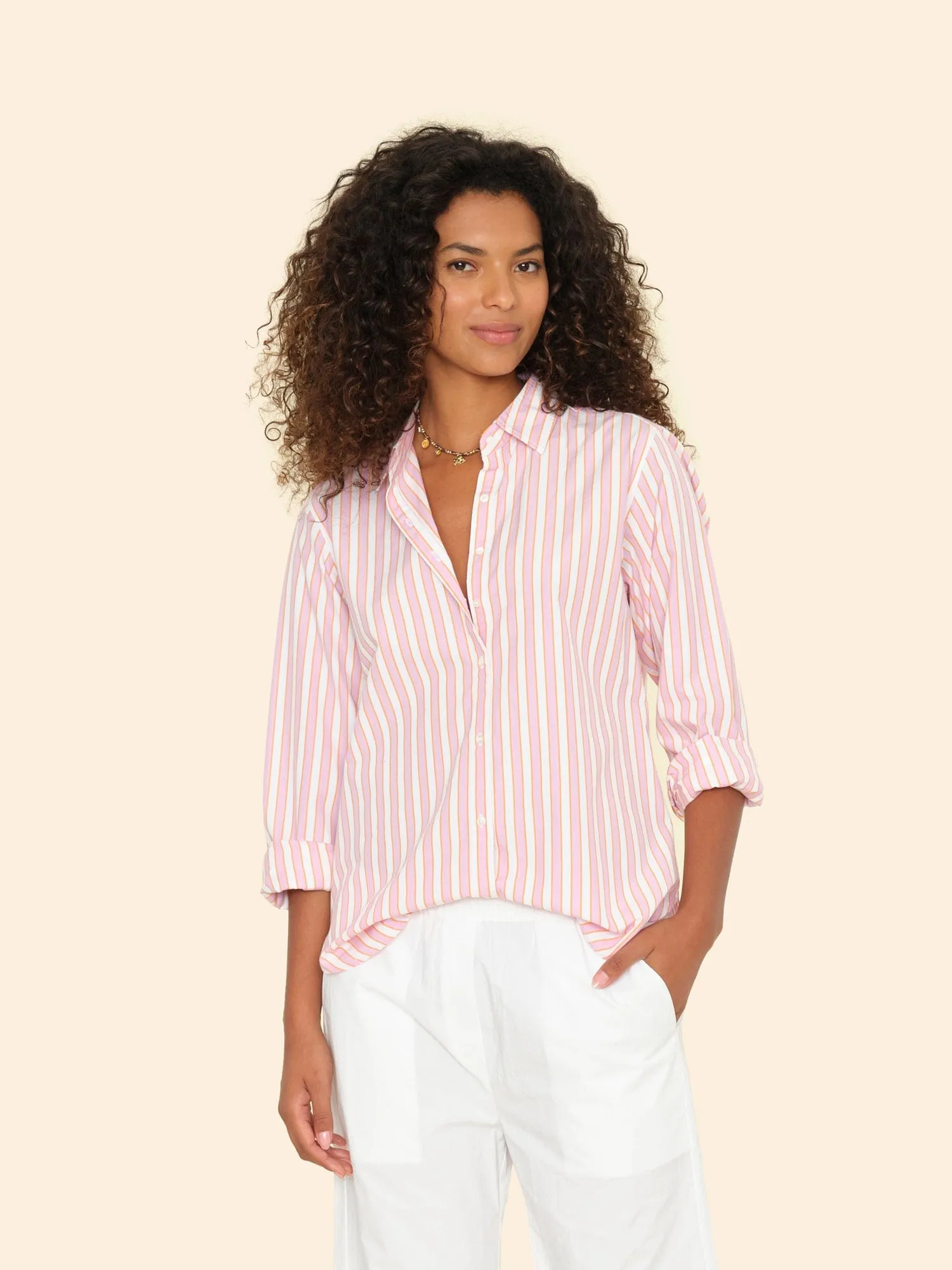 Pink Sorbet Beau Shirt sold by XiRENA product image thumbnail 2