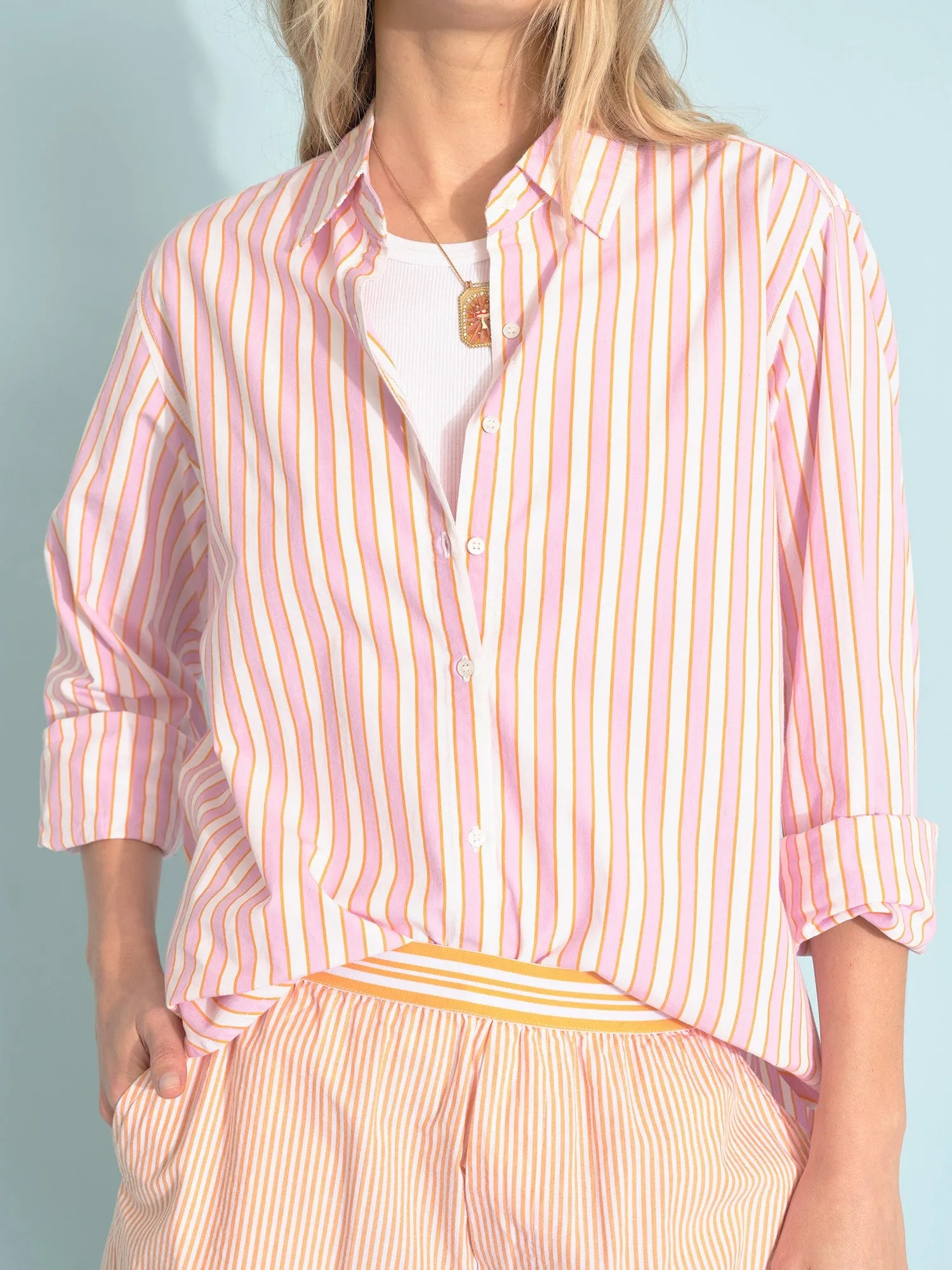 Pink Sorbet Beau Shirt sold by XiRENA product image thumbnail 3