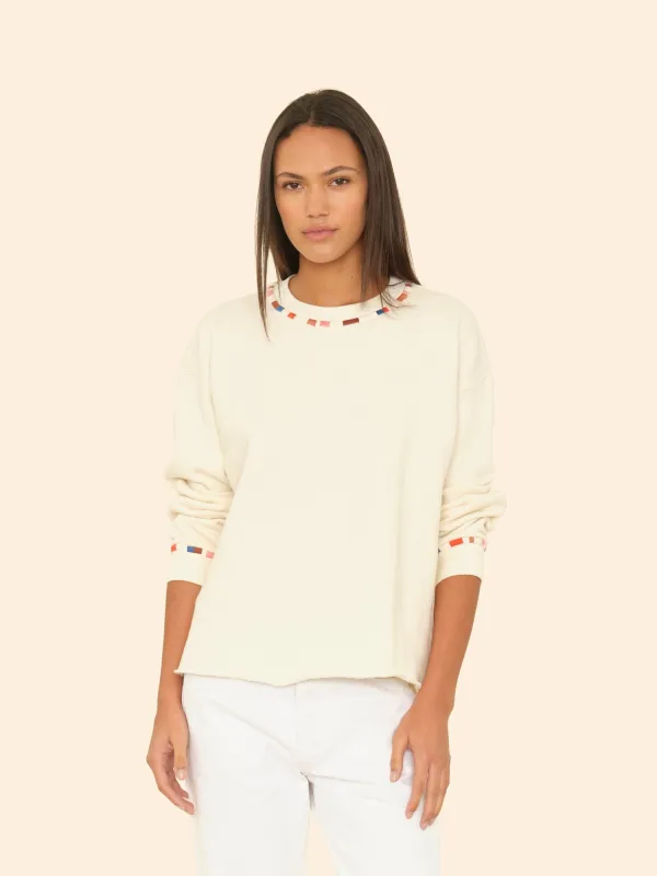 Cloud Embroidered Honor Sweatshirt sold by XiRENA