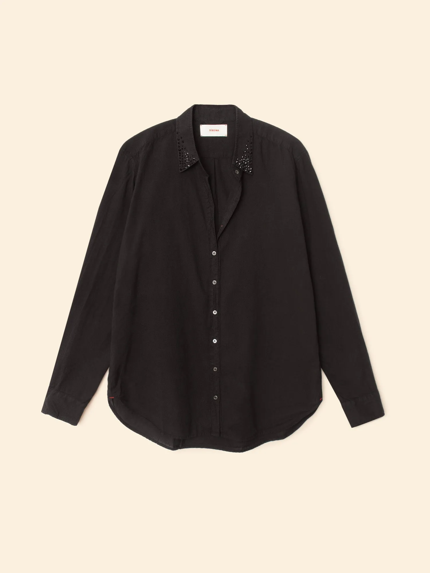 Black Crystal Beau Shirt sold by XiRENA product image thumbnail 3