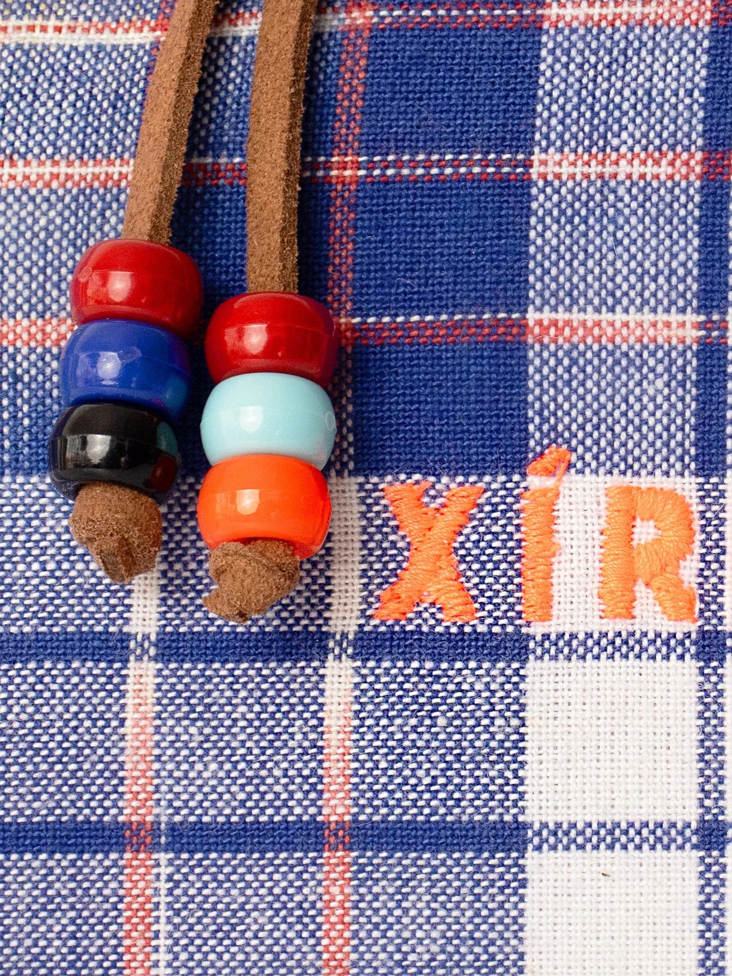 Lapis Check Mini Ellie Pouch sold by XiRENA product image thumbnail 3