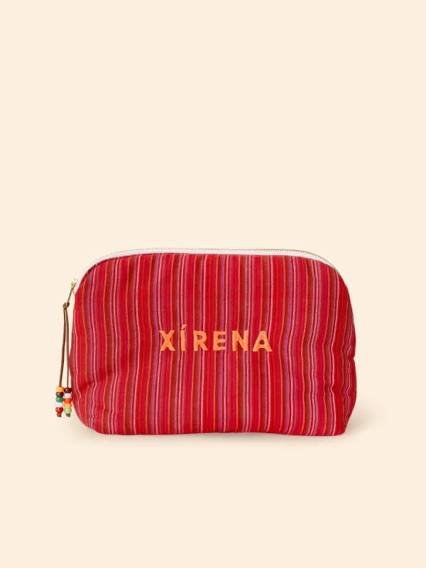 Cornelian Stripe Ellie Pouch made by XiRENA
