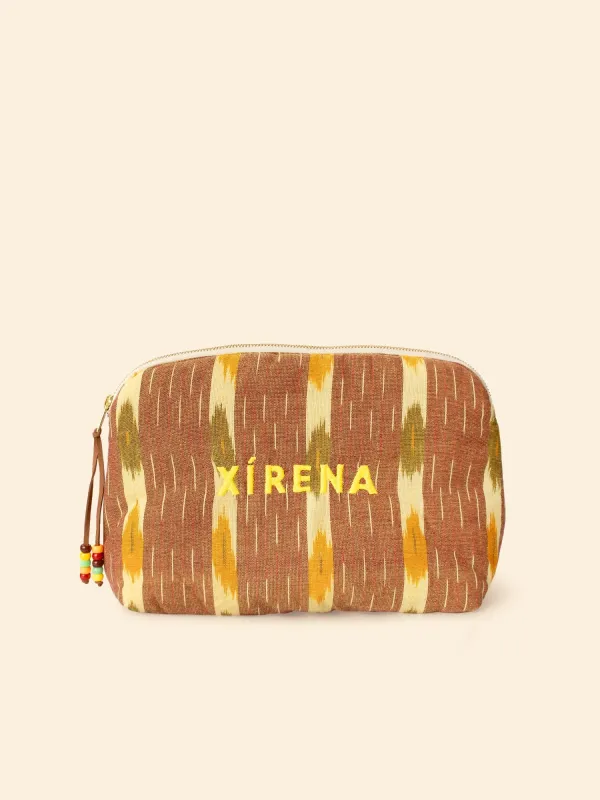 Amber Ikat Ellie Pouch made by XiRENA
