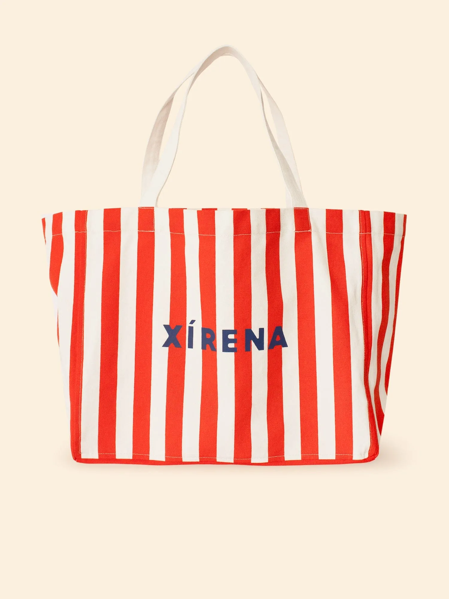 Rouge Stripe Layton Tote sold by XiRENA