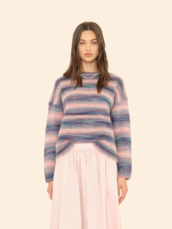 Pink Ombre Anders Sweater sold by XiRENA