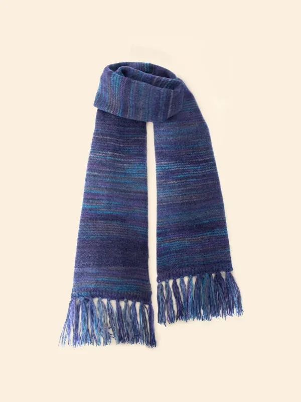Navy Ombre Fonda Scarf sold by XiRENA