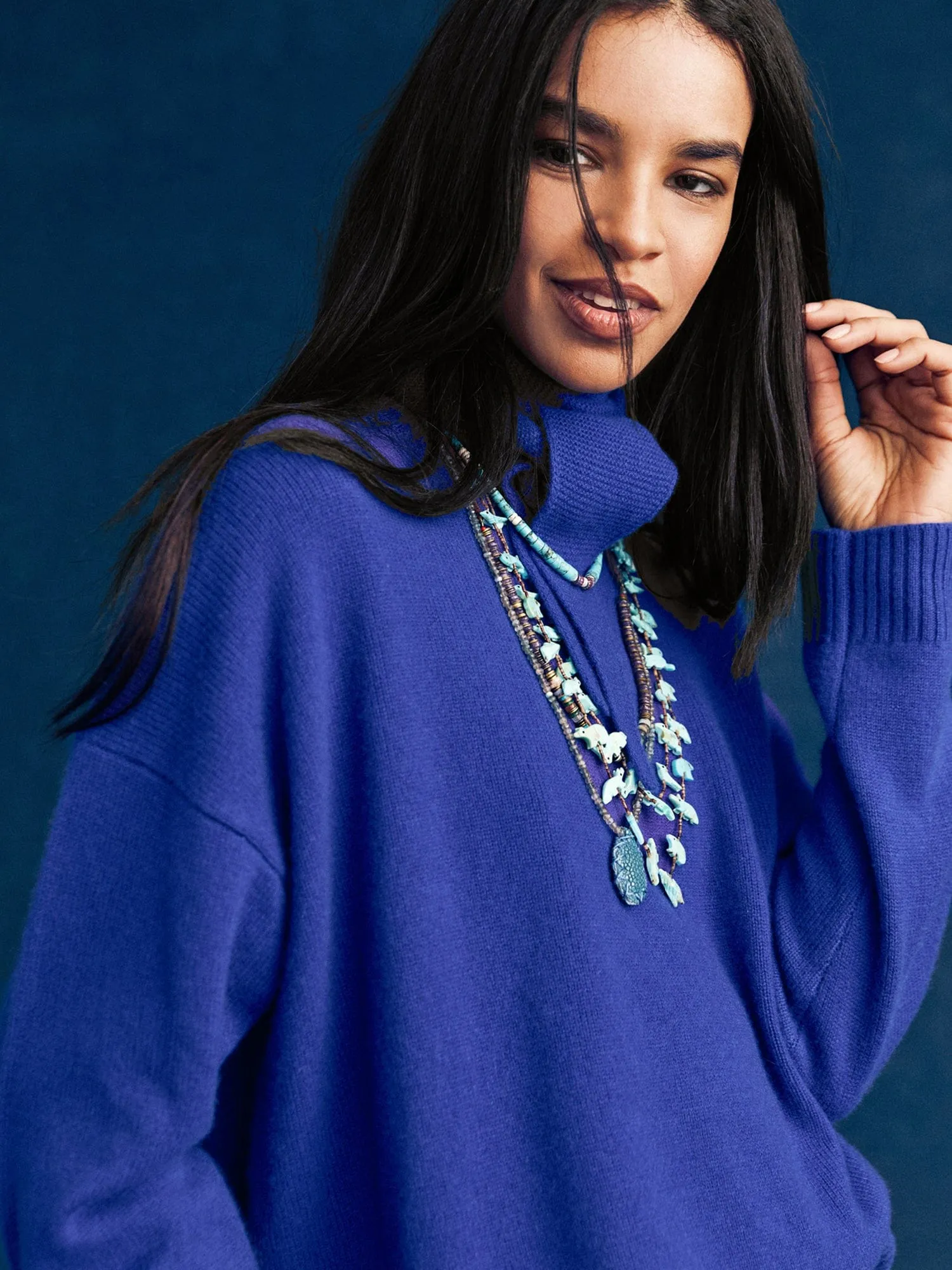 Bright Cobalt Lela Sweater sold by XiRENA product image thumbnail 4