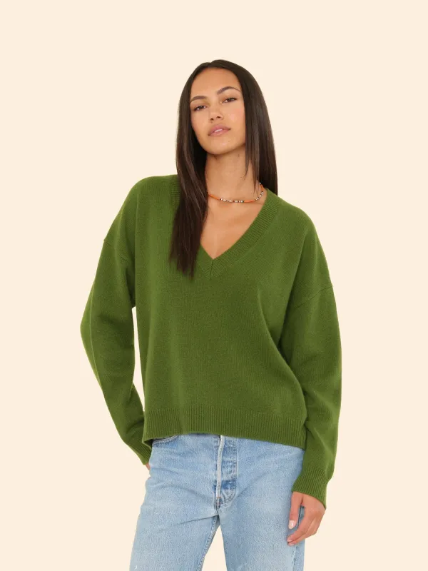 Herb Green Jodie Sweater sold by XiRENA