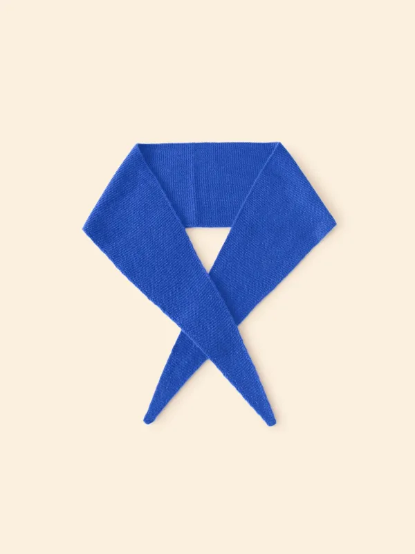 Bright Cobalt Myla Scarf sold by XiRENA
