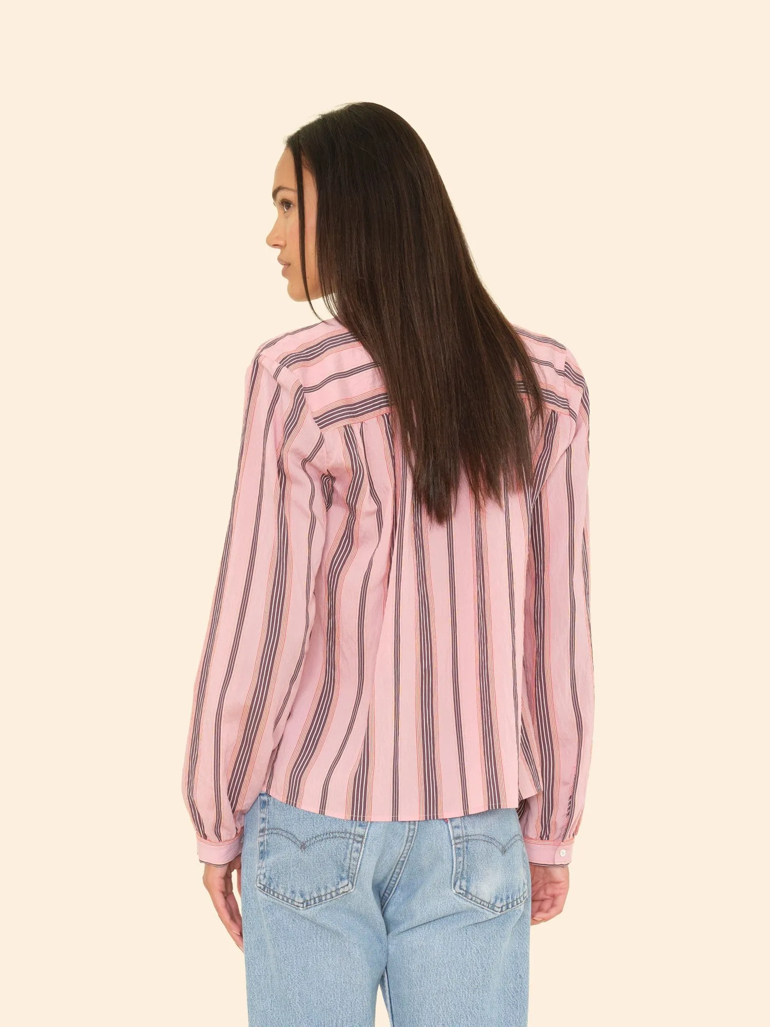 Blush Stripe Sabina Top sold by XiRENA product image thumbnail 3