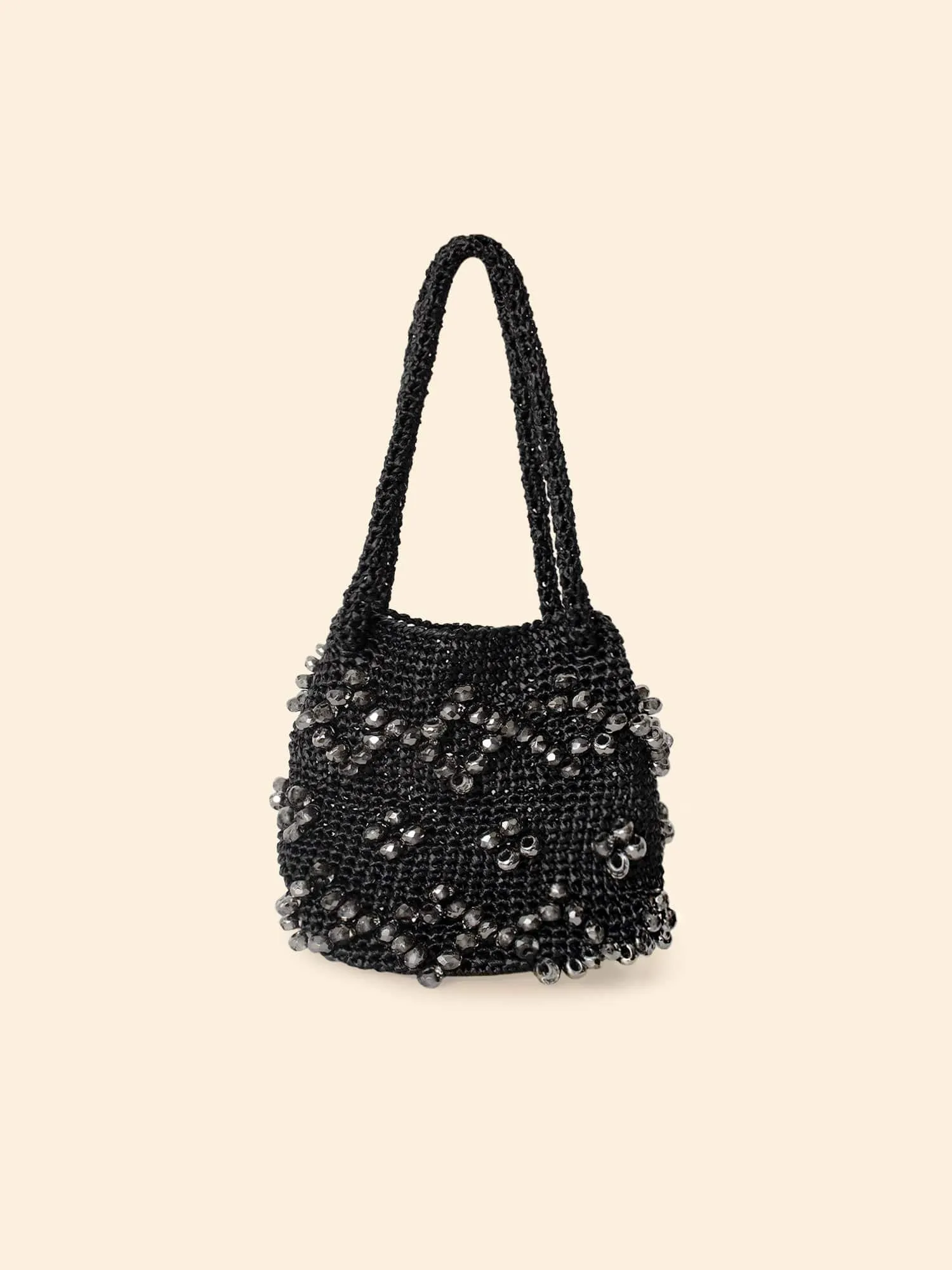 Black La Gemmé Mini Bucket Bag sold by XiRENA