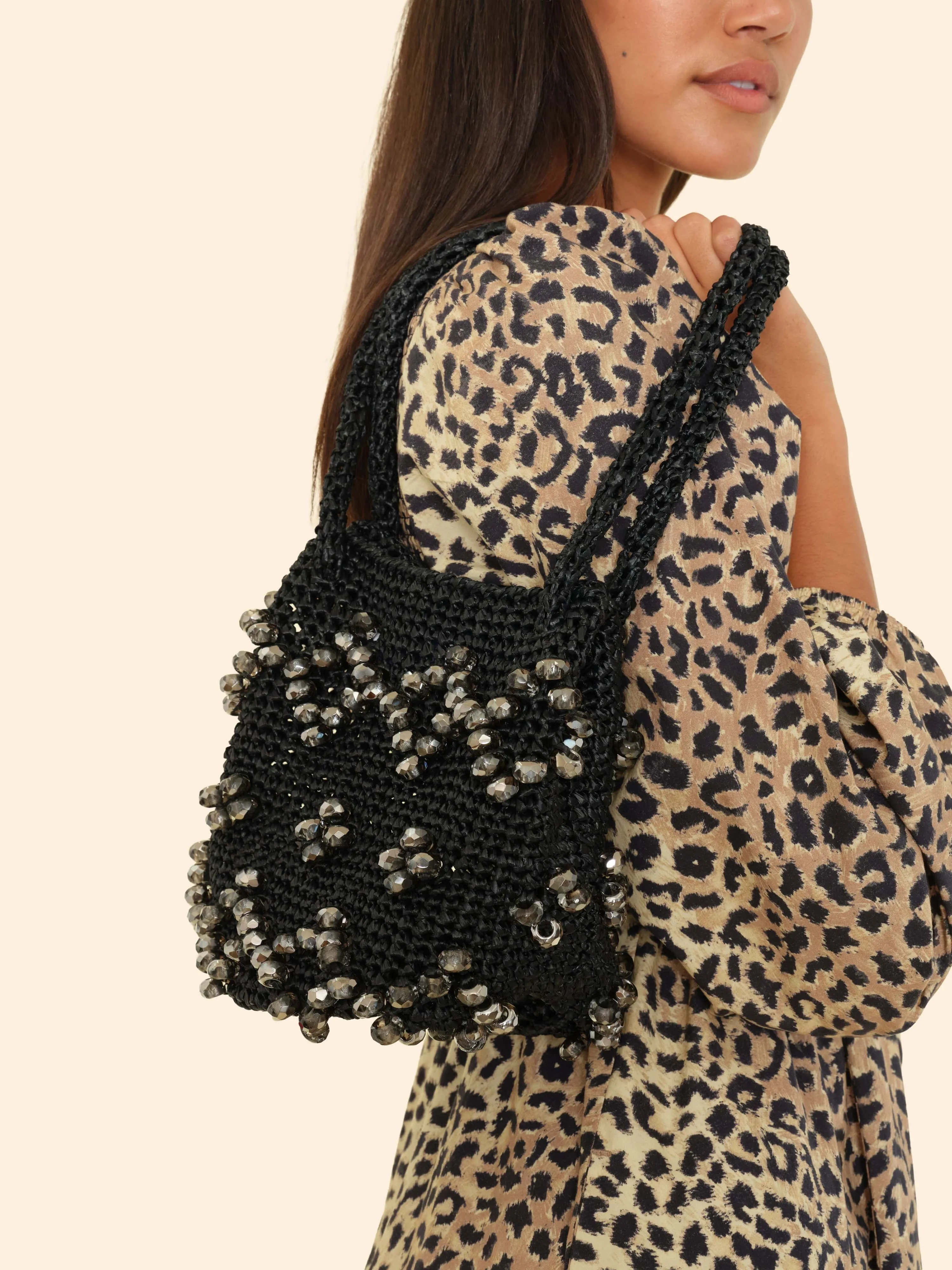 Black La Gemmé Mini Bucket Bag sold by XiRENA product image thumbnail 4