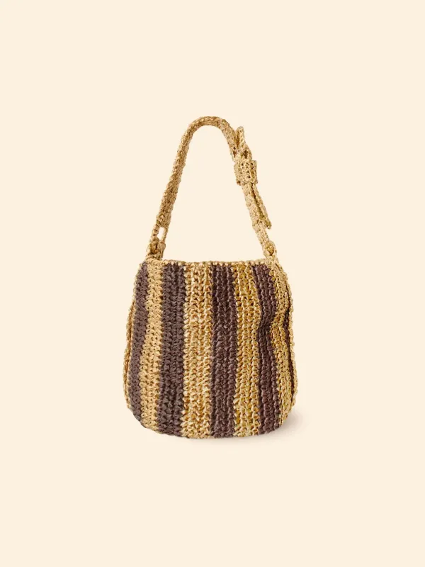 Black Cheyenne Mini Bucket Bag sold by XiRENA