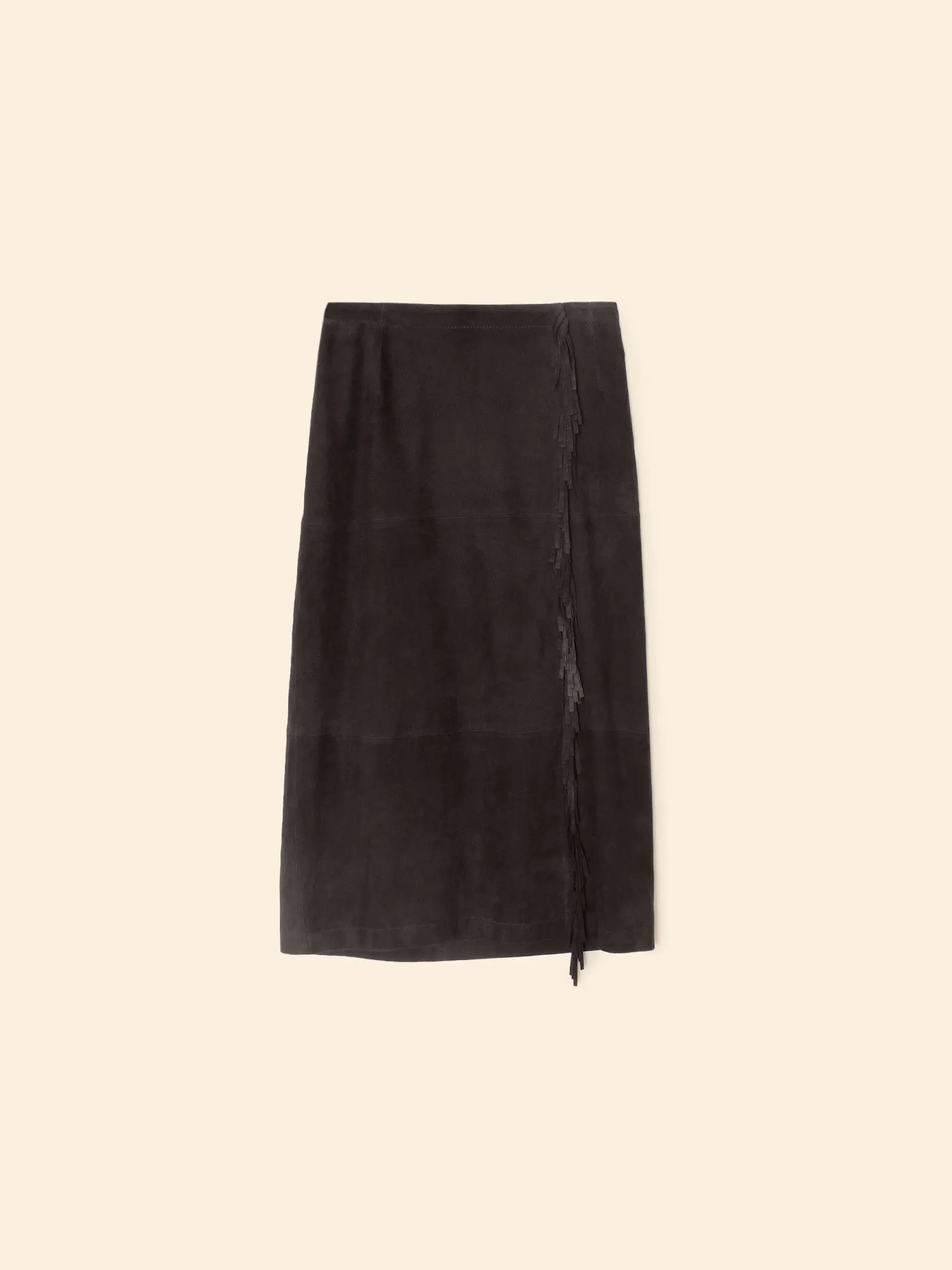 Black Bonnie Suede Skirt sold by XiRENA product image thumbnail 4