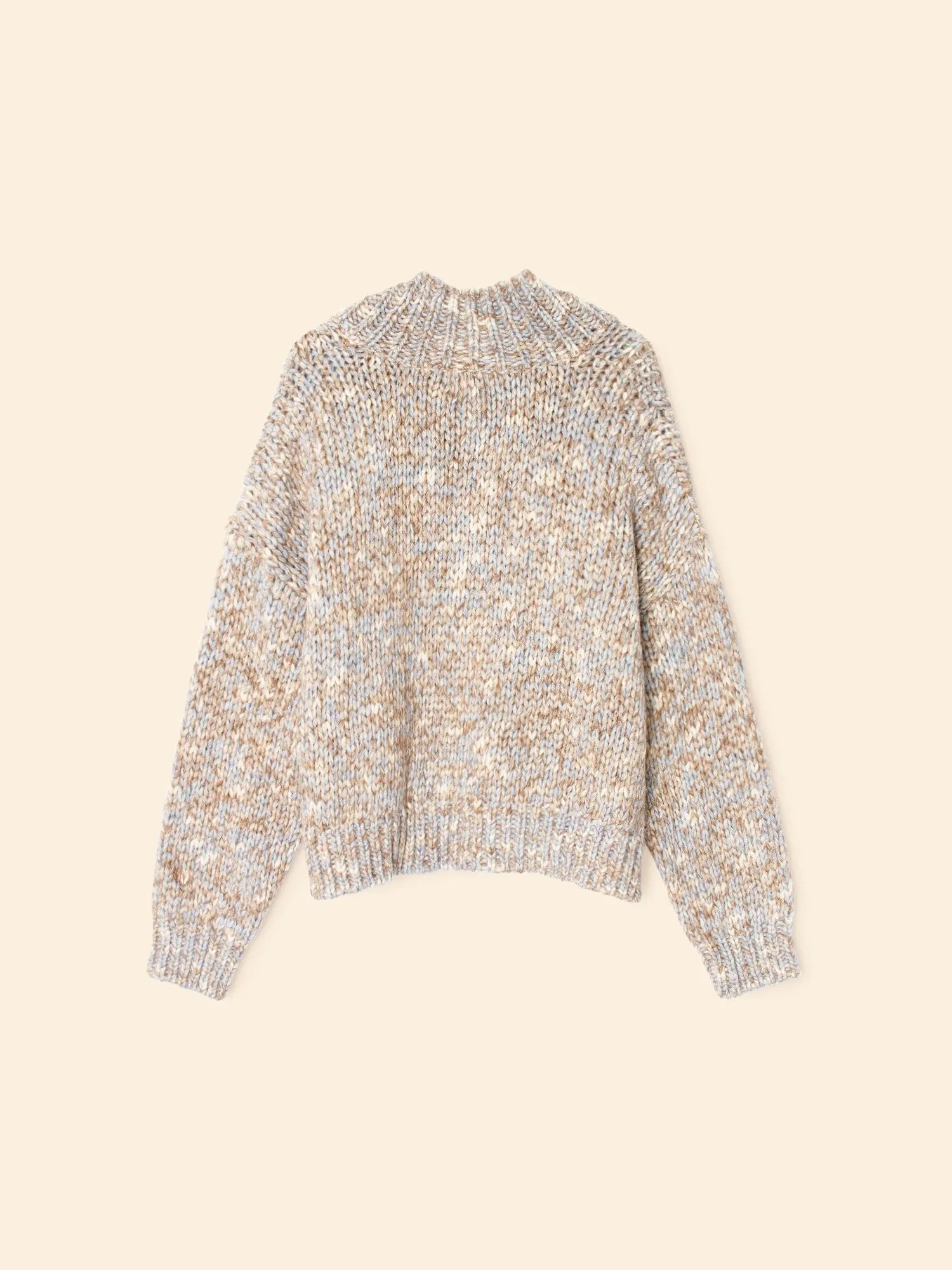 Light Blue Melange Keyes Sweater sold by XiRENA product image thumbnail 5