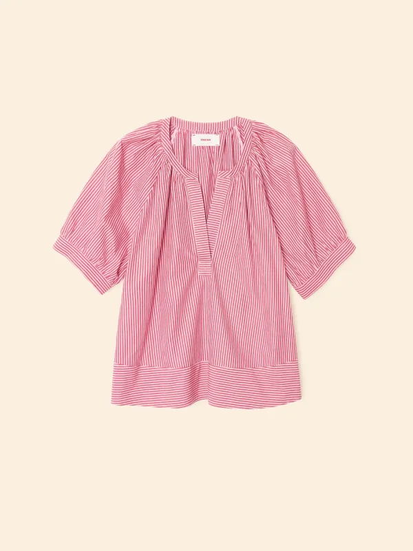 Ruby Red Josette Top sold by XiRENA