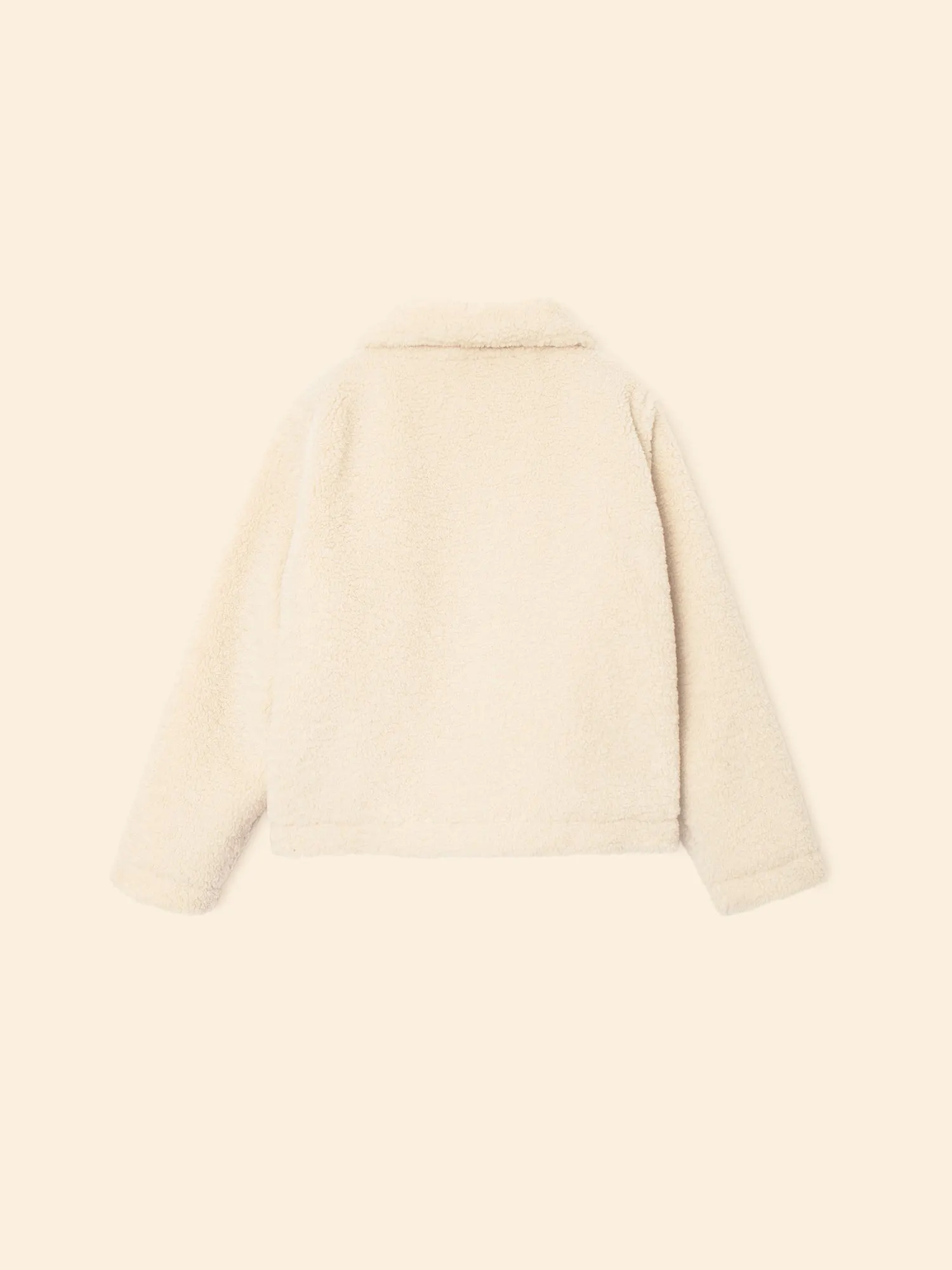 Cream Dree Bomber Jacket sold by XiRENA product image thumbnail 4
