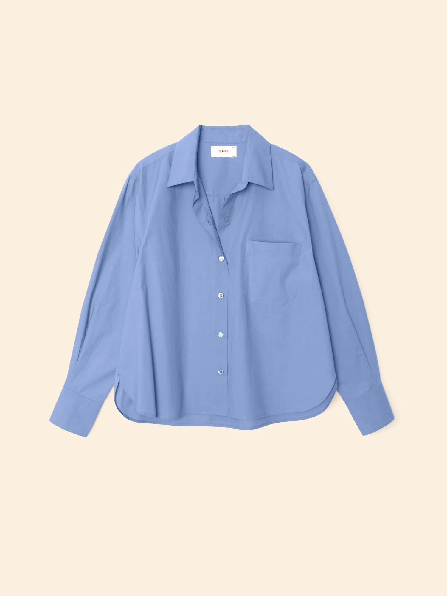 Cadet Blue Monroe Shirt sold by XiRENA product image thumbnail 3