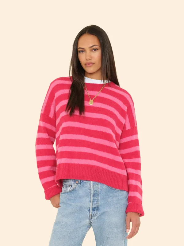 Red Rose Lela Sweater sold by XiRENA