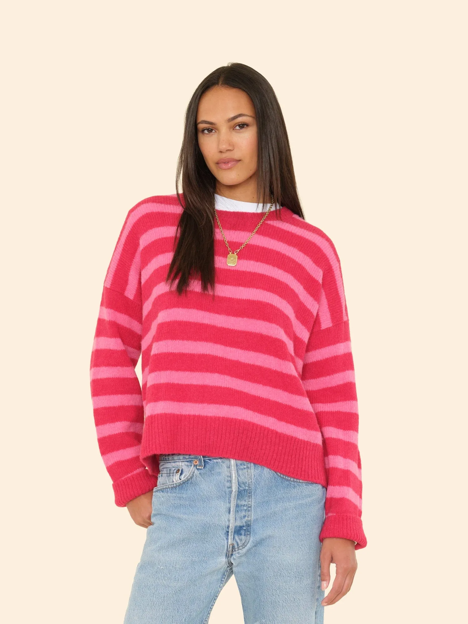 Red Rose Lela Sweater sold by XiRENA