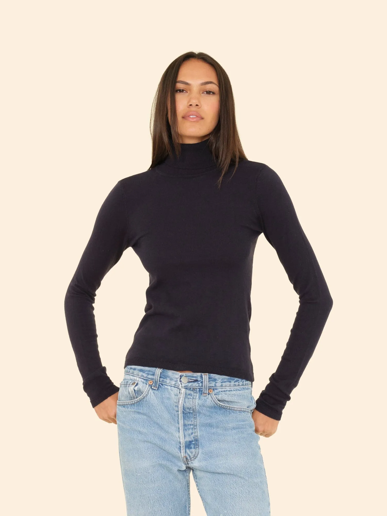 Navy Tommy Sweater sold by XiRENA