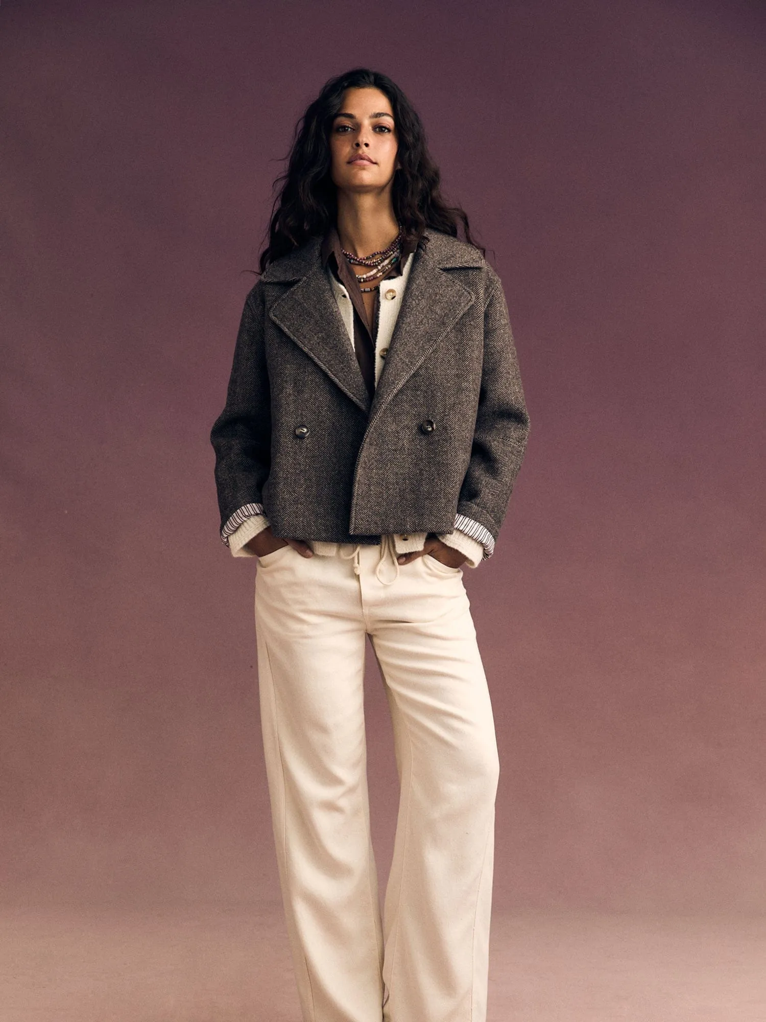 Brown Charles Jacket sold by XiRENA product image thumbnail 2