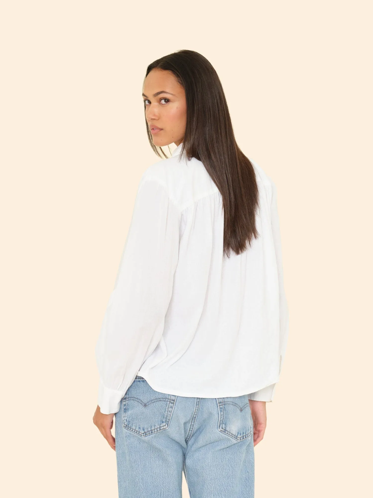 White Elena Top sold by XiRENA product image thumbnail 2