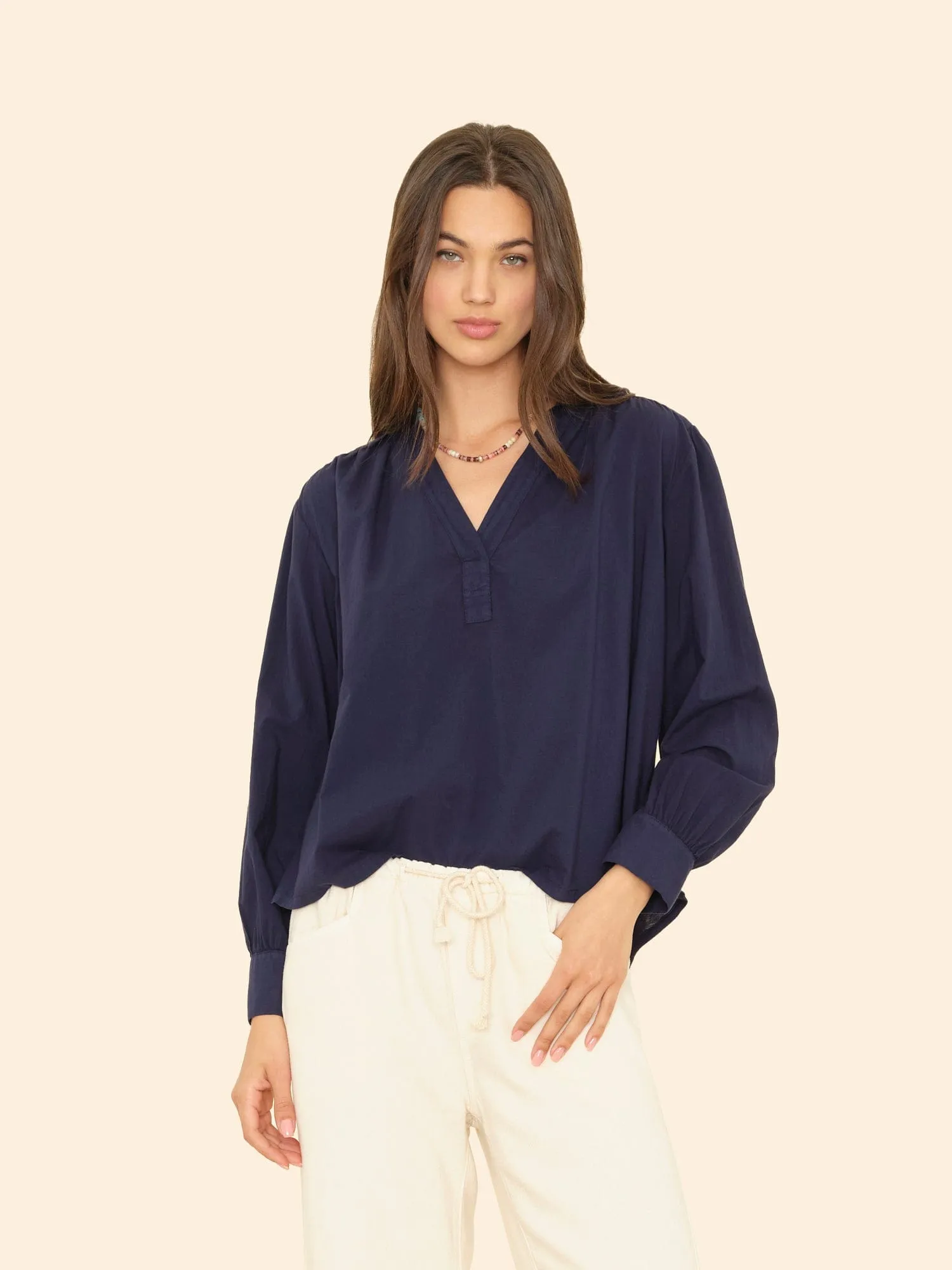 Navy Elena Top sold by XiRENA product image thumbnail 2