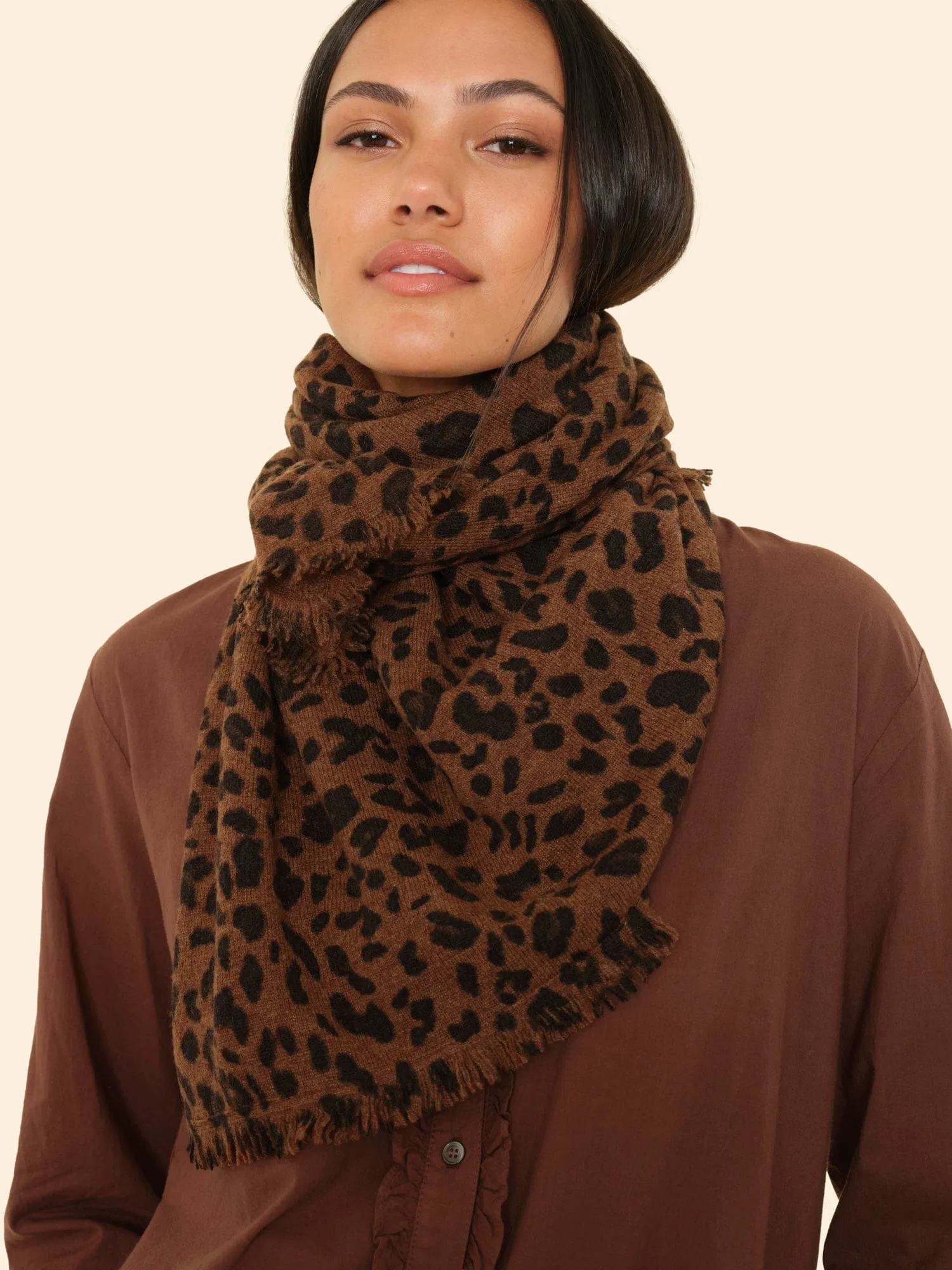 Brown Leopard Hachiko Bandana sold by XiRENA product image thumbnail 2