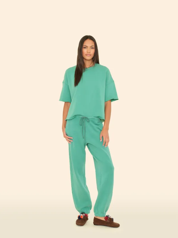 Field Green Hemming Sweatpant sold by XiRENA