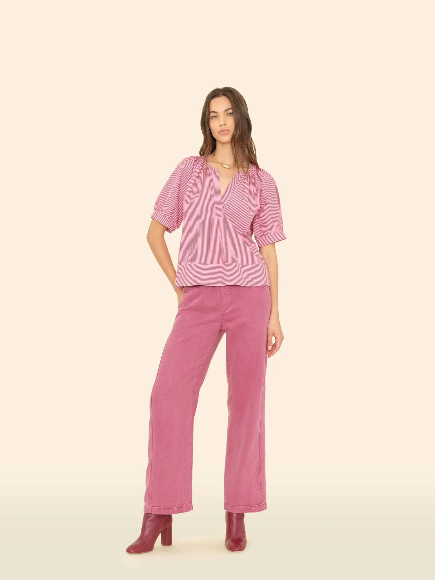 Wineberry Nixon Denim Pant sold by XiRENA