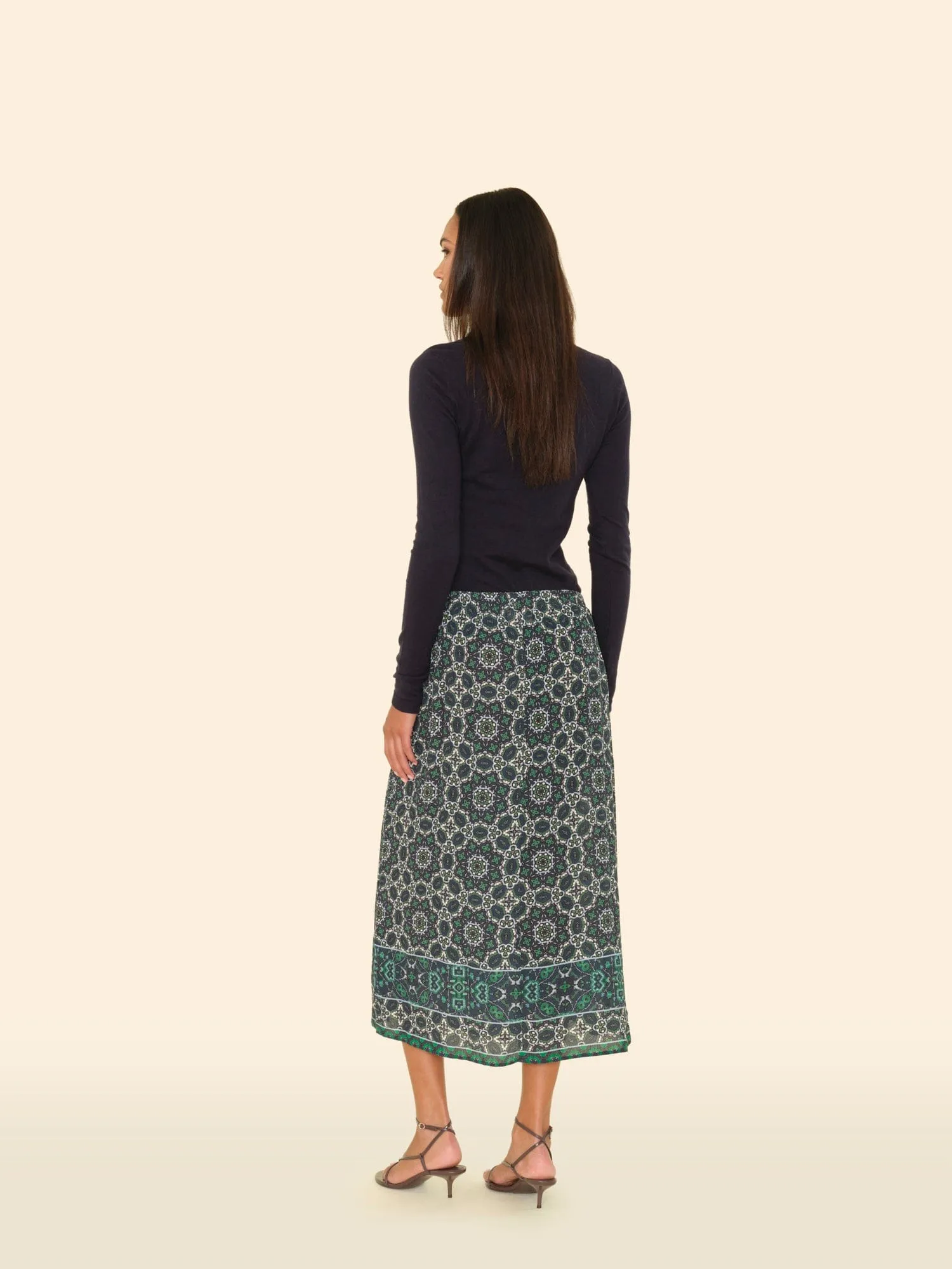 Navy Tile Yana Skirt sold by XiRENA product image thumbnail 3