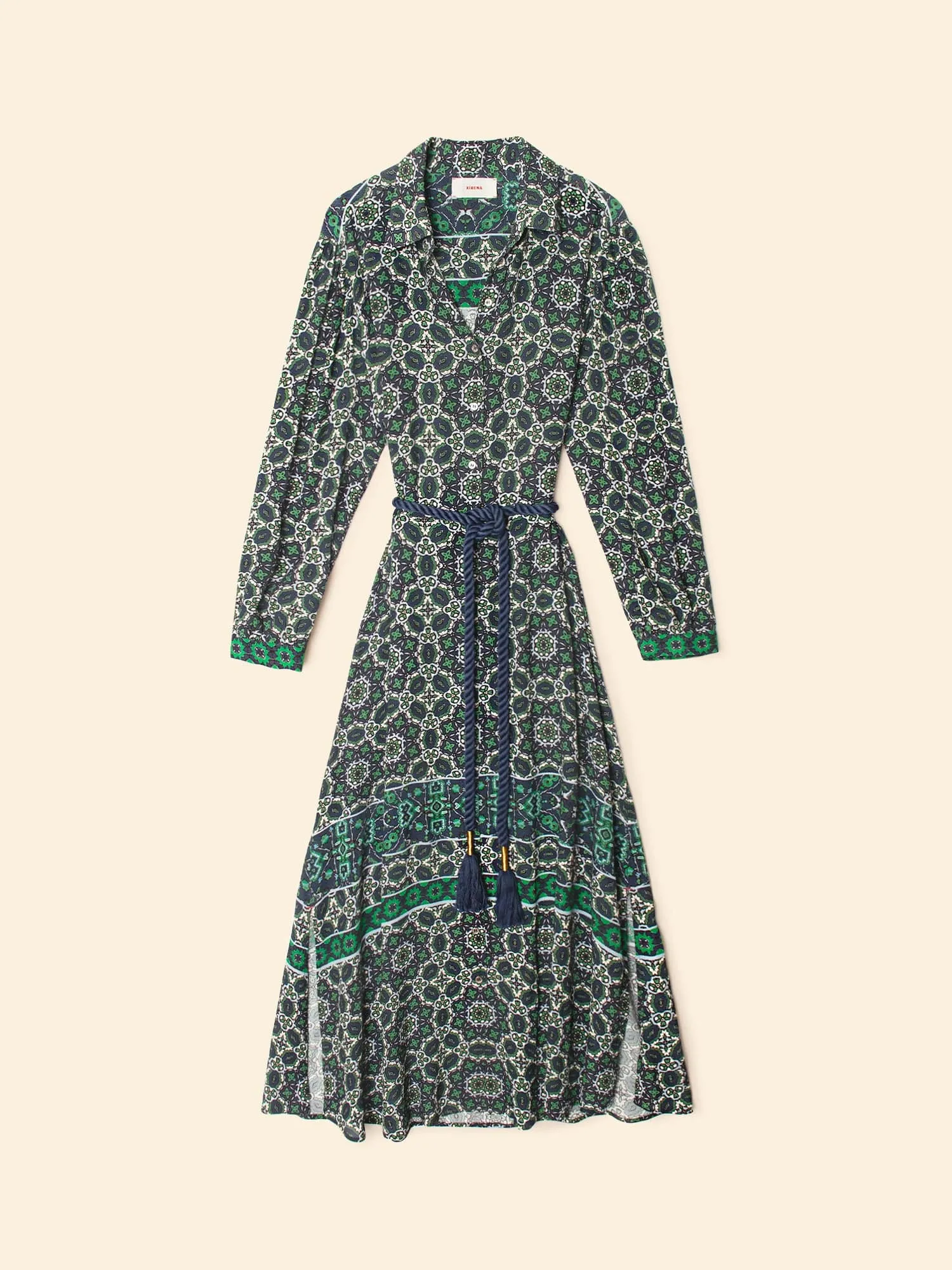 Navy Tile Annabelle Dress sold by XiRENA product image thumbnail 3