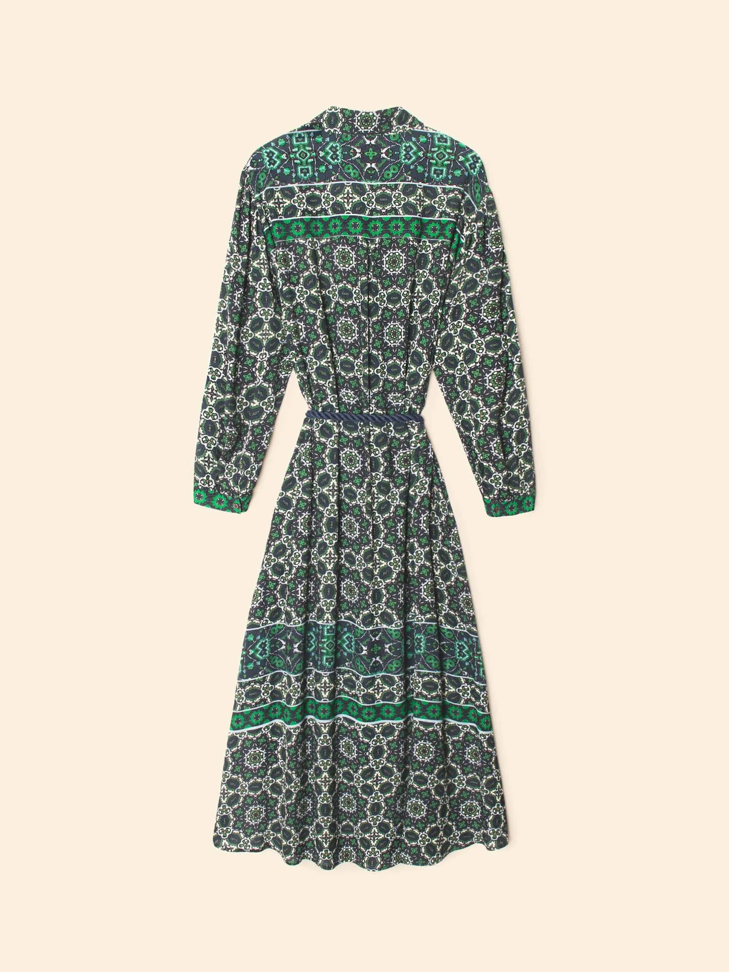 Navy Tile Annabelle Dress sold by XiRENA product image thumbnail 4