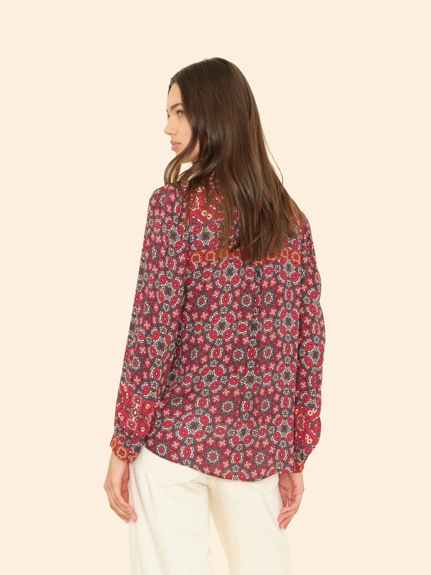 Merlot Tile Gaby Shirt sold by XiRENA product image thumbnail 2