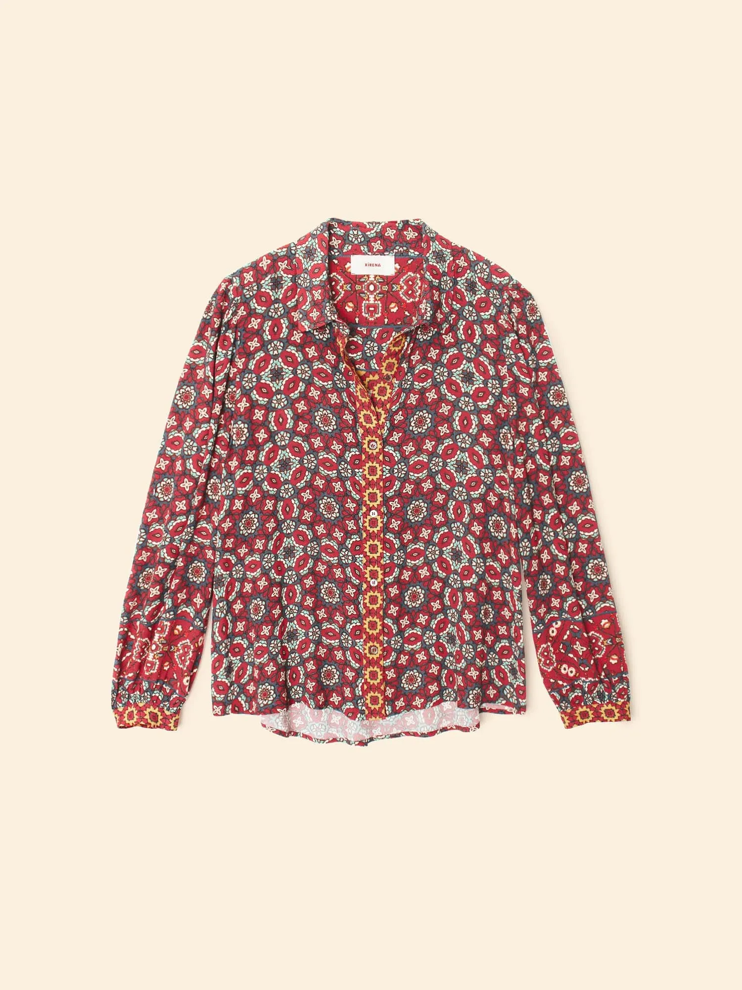 Merlot Tile Gaby Shirt sold by XiRENA product image thumbnail 3