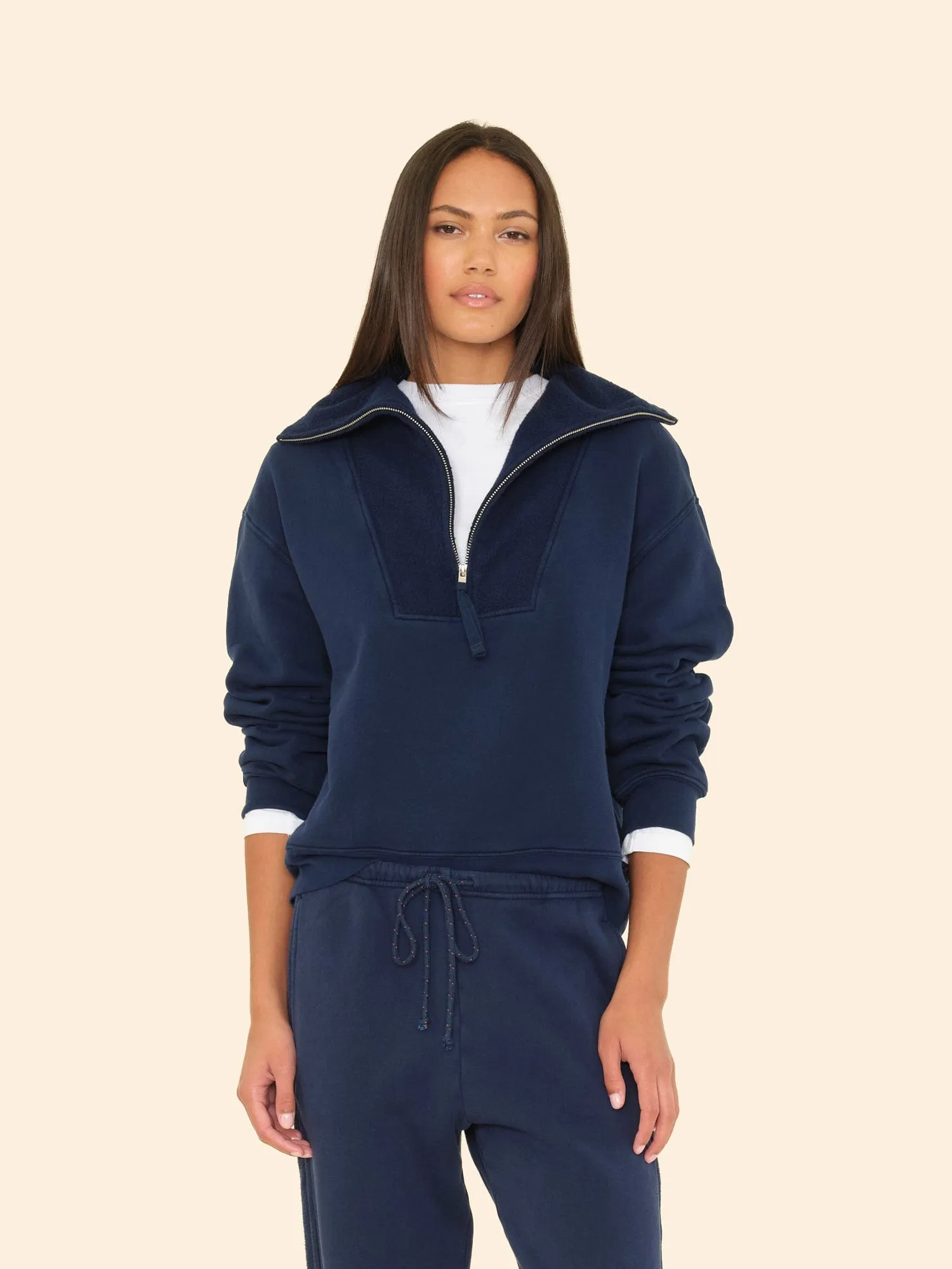 Navy Kat Sweatshirt sold by XiRENA